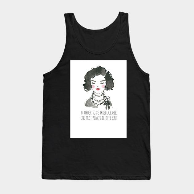 Different Like Coco Tank Top by lizzielamb